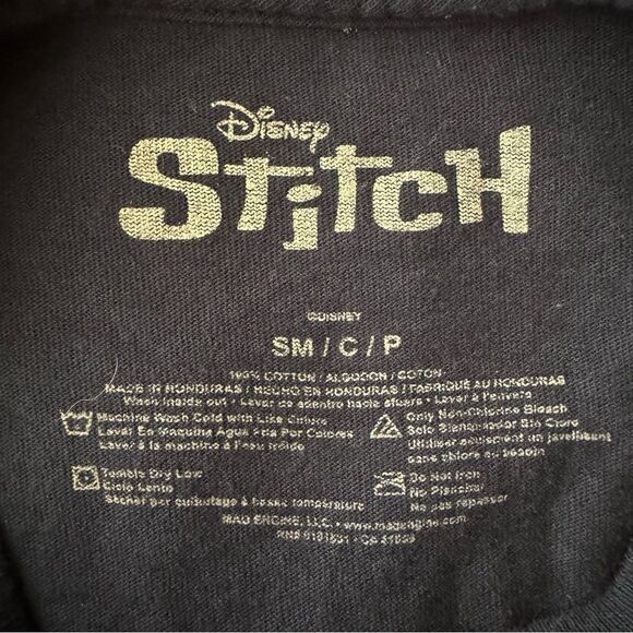 Disney Stitch How About No Tee Shirt Top Size S - Picture 3 of 3
